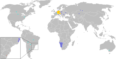 خارطة الالمانية