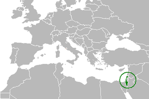 خارطة العبرية